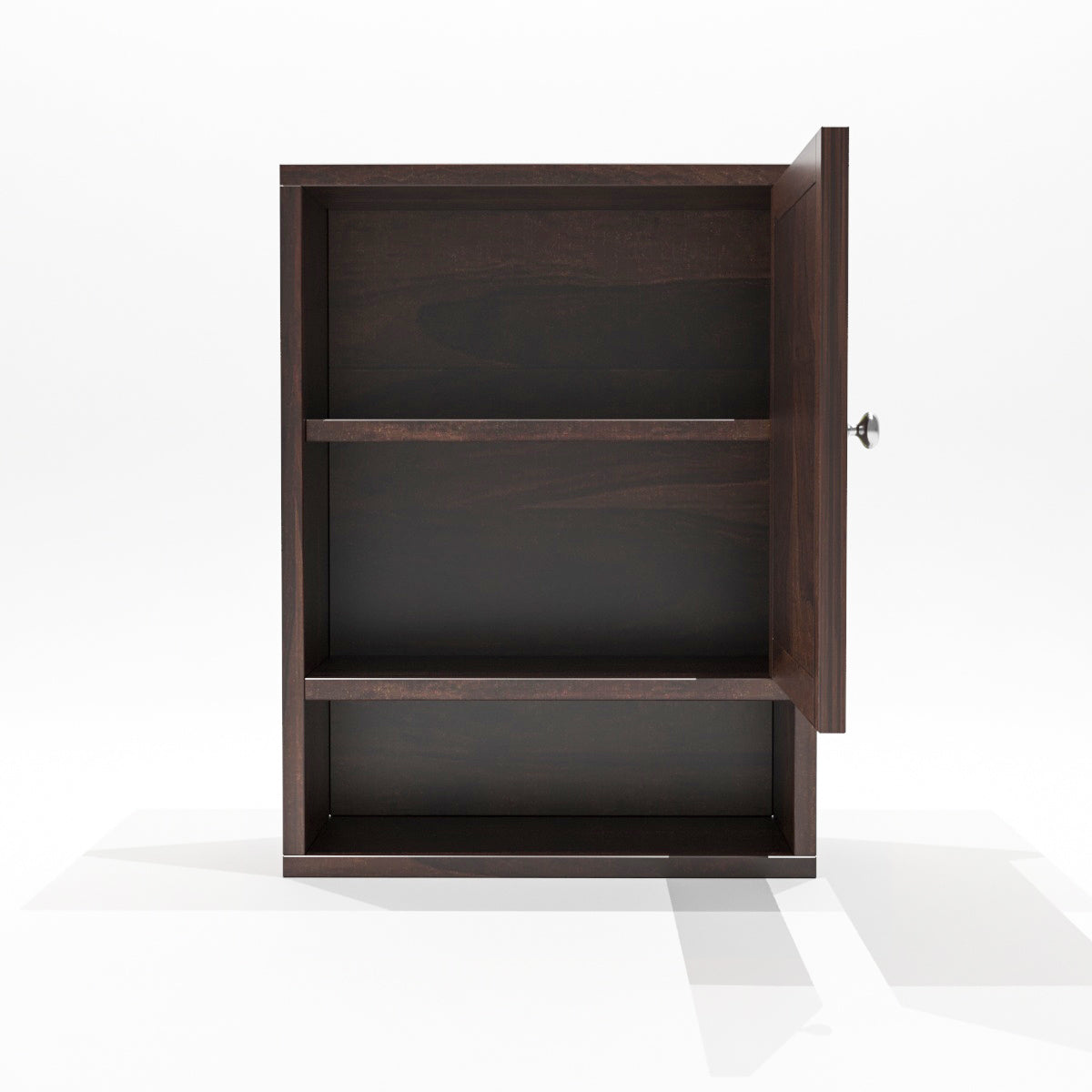 Qorven Solid Sheesham Wood Kitchen Cabinet Wooden (Walnut Finish)