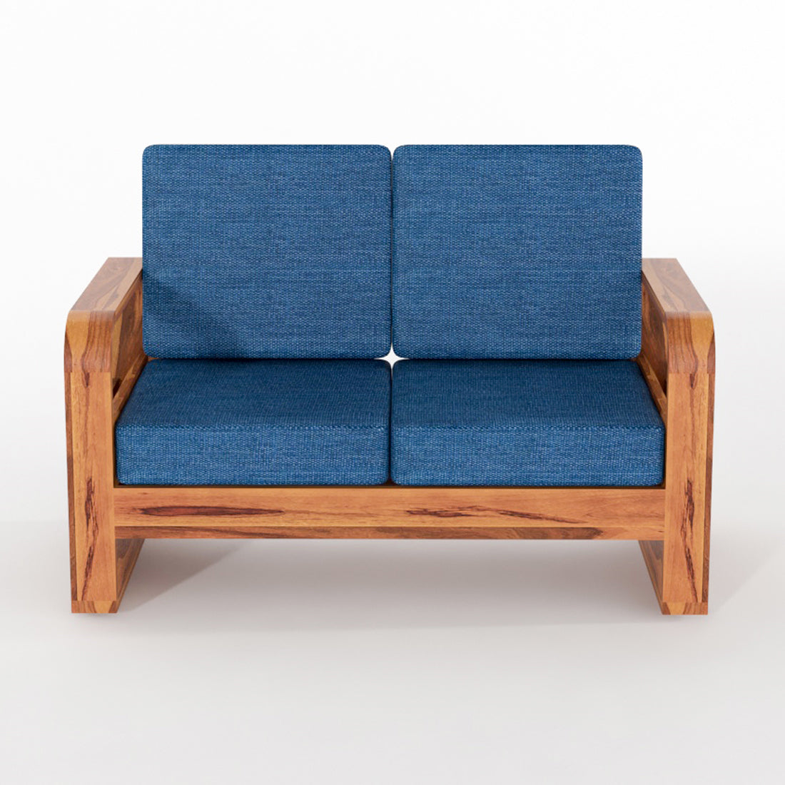 Orynel Sheesham Wooden 4 Seater Sofa Set (Honey Finish)