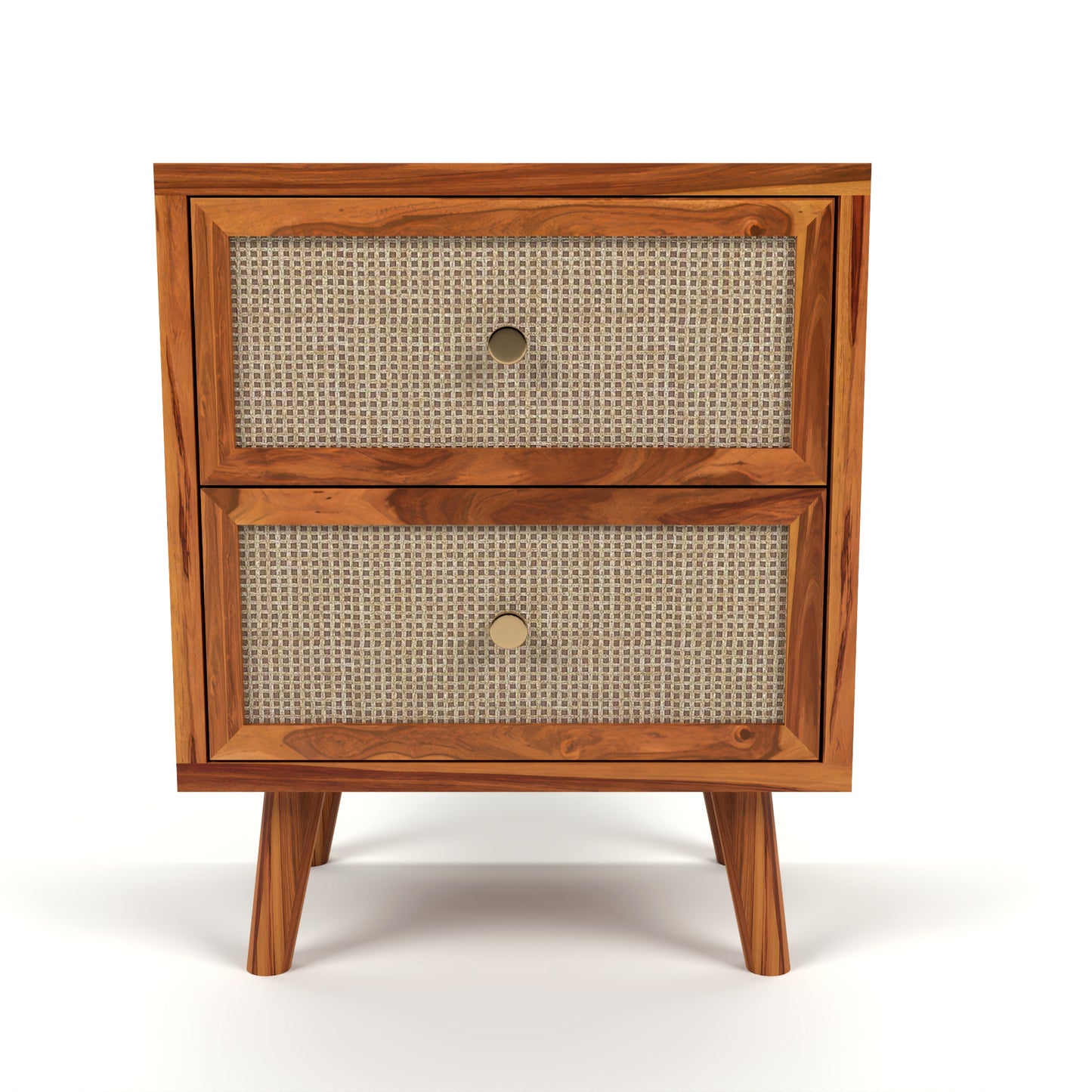 Wopno Furniture Sheesham Wood Bedside Table