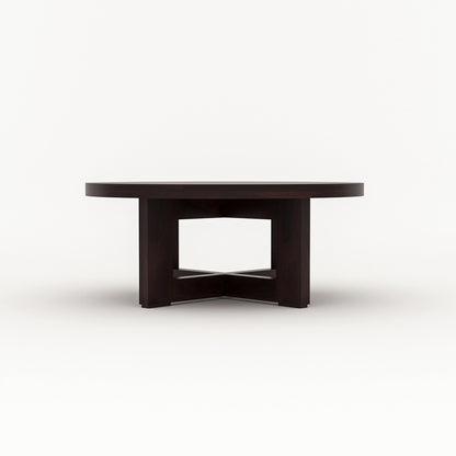 Arven Solid Sheesham Wood Coffee Table (Walnut  Finish) (Copy)