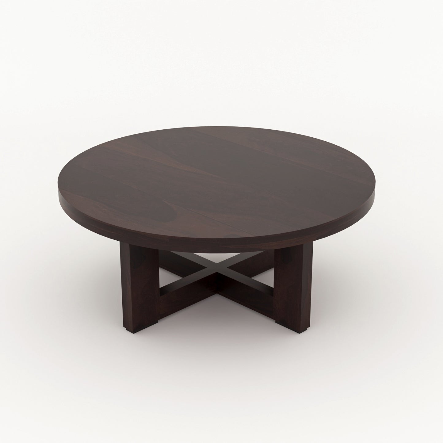 Arven Solid Sheesham Wood Coffee Table (Walnut  Finish) (Copy)
