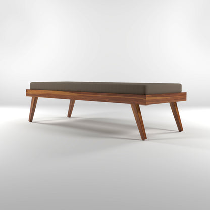 Lomric Solid Sheesham Wood Diwan Bed (Honey Finish )