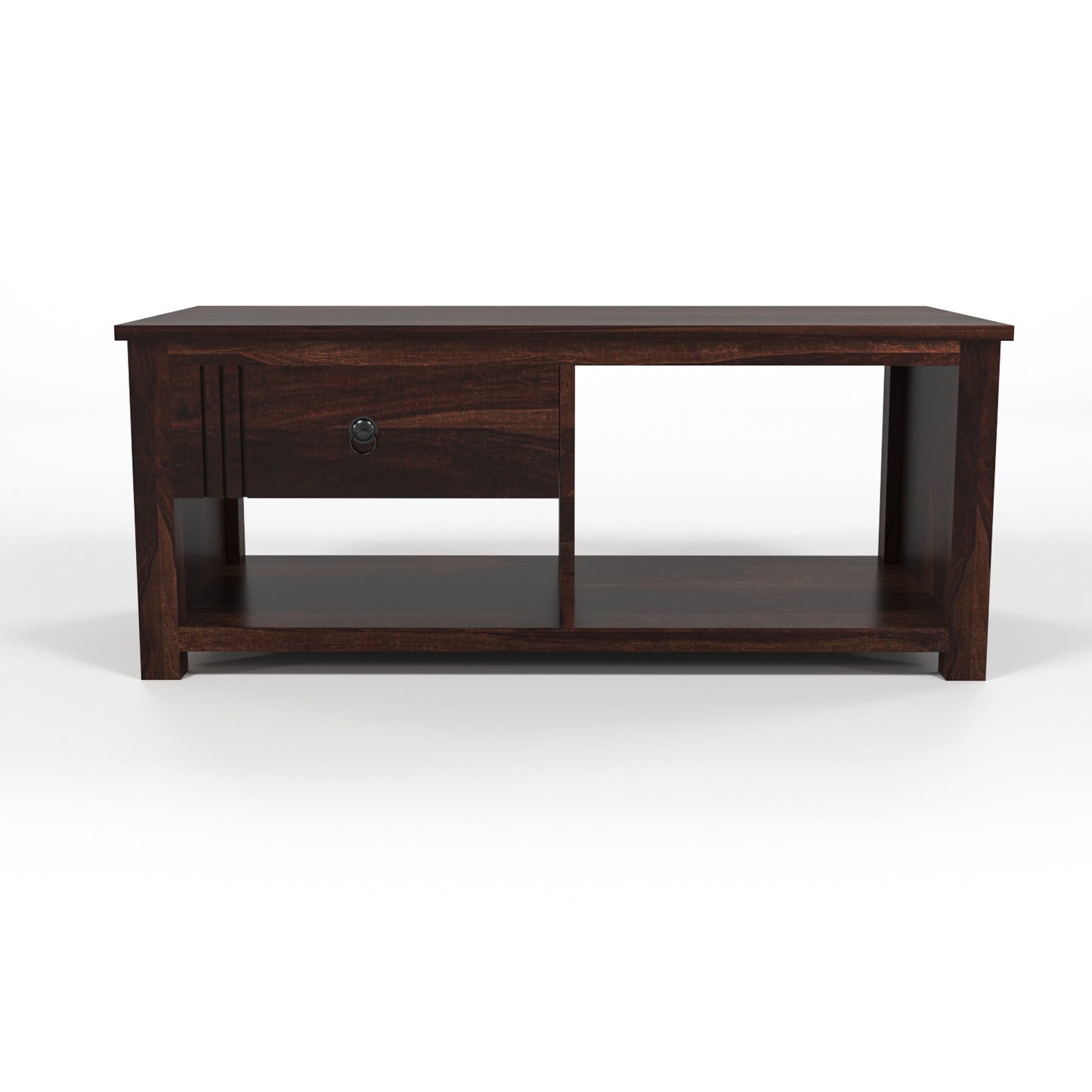 Myric solid  Sheesham Wood Coffee Table (Walnut Finish)