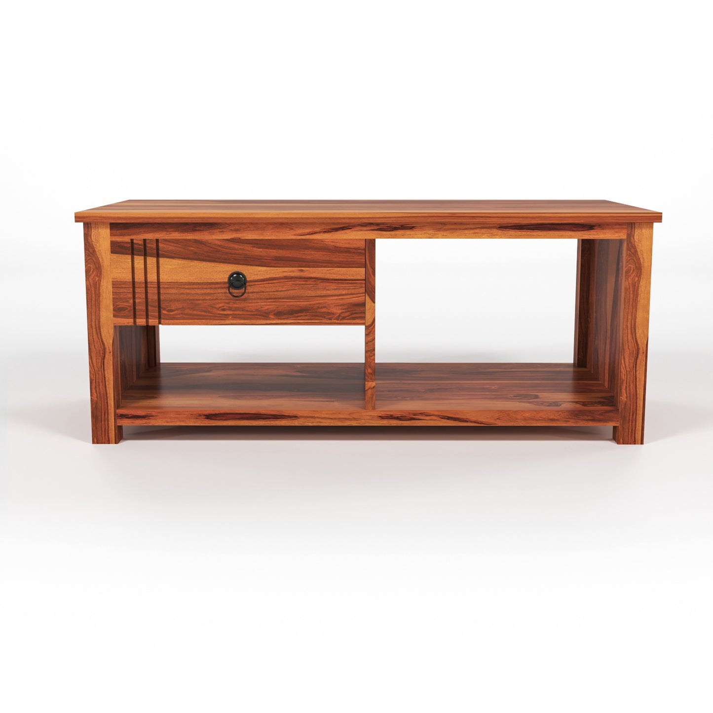 Myric solid  Sheesham Wood Coffee Table (Honey Finish)