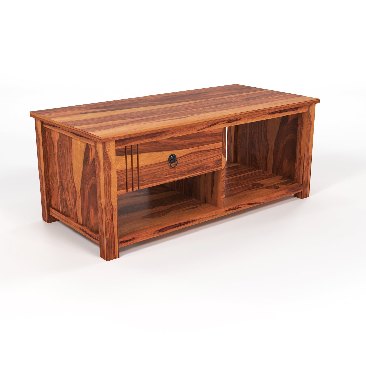 Myric solid  Sheesham Wood Coffee Table (Honey Finish)