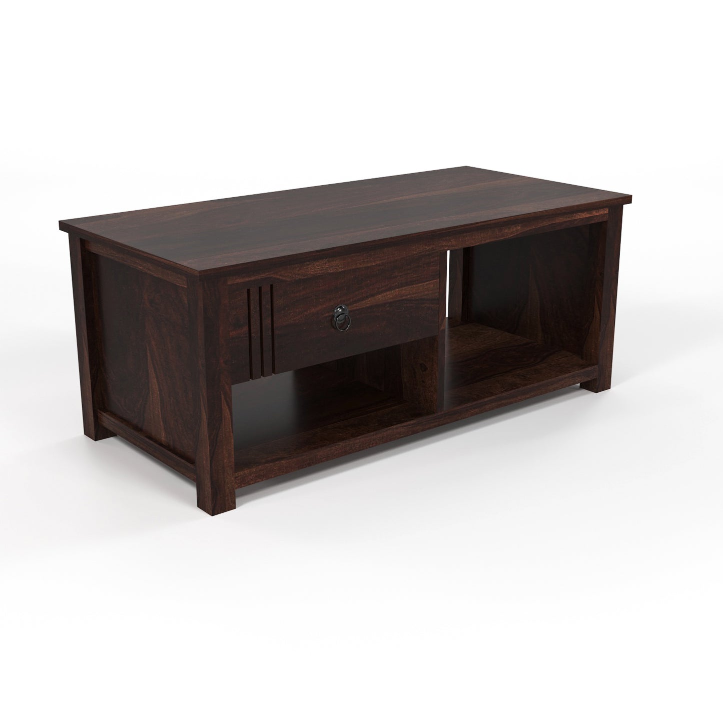 Myric solid  Sheesham Wood Coffee Table (Walnut Finish)