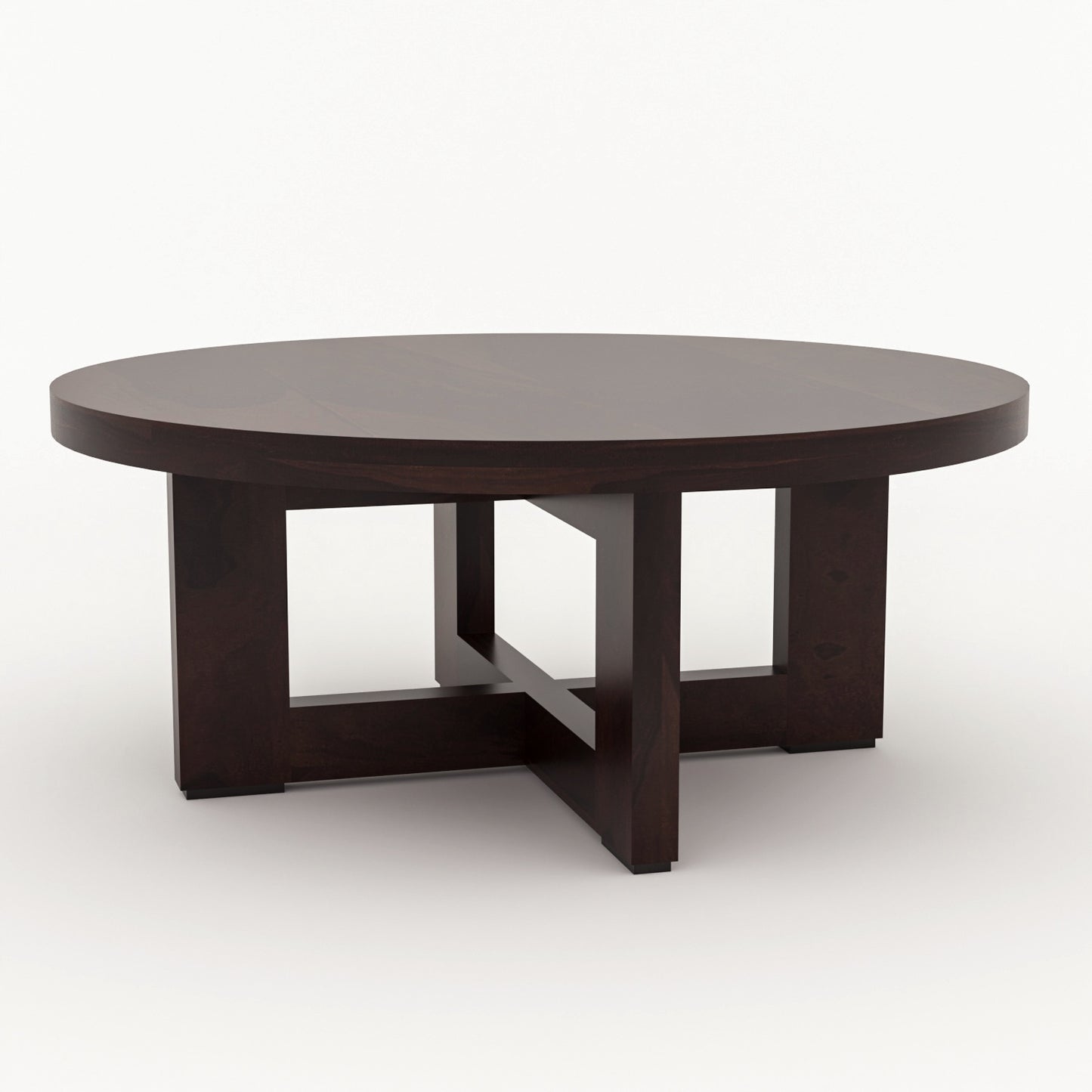 Arven Solid Sheesham Wood Coffee Table (Walnut  Finish) (Copy)