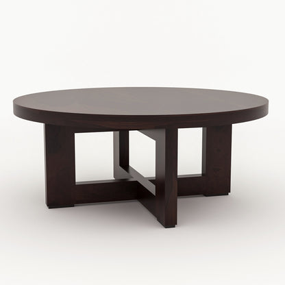 Arven Solid Sheesham Wood Coffee Table (Walnut  Finish) (Copy)