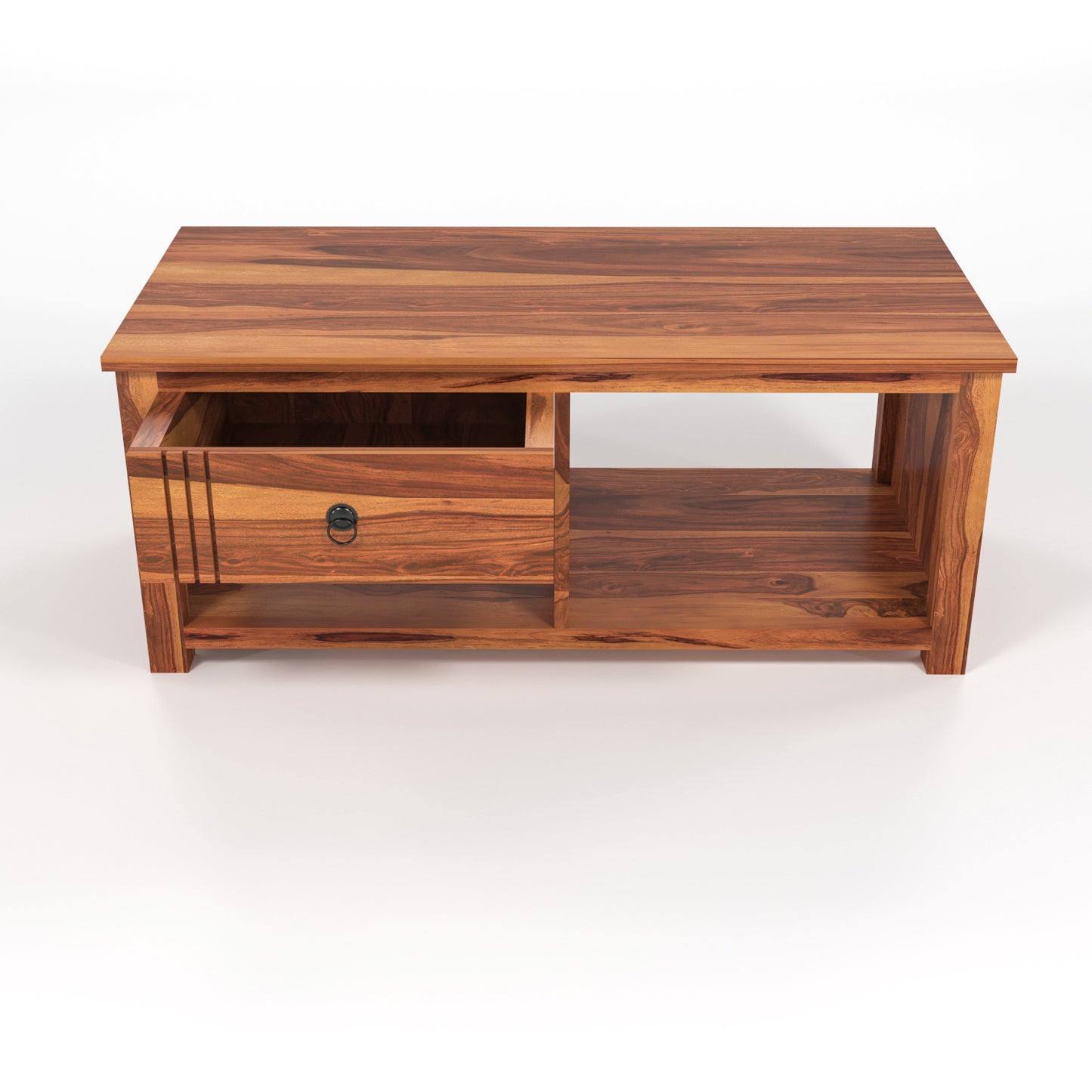 Myric solid  Sheesham Wood Coffee Table (Honey Finish)