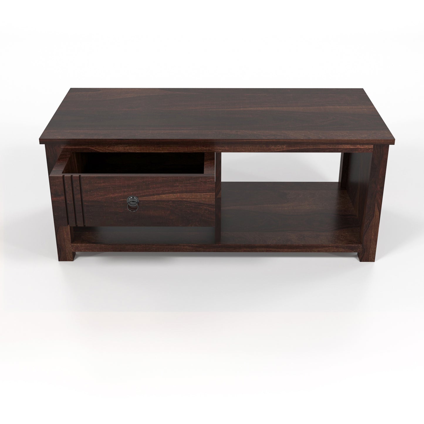 Myric solid  Sheesham Wood Coffee Table (Walnut Finish)