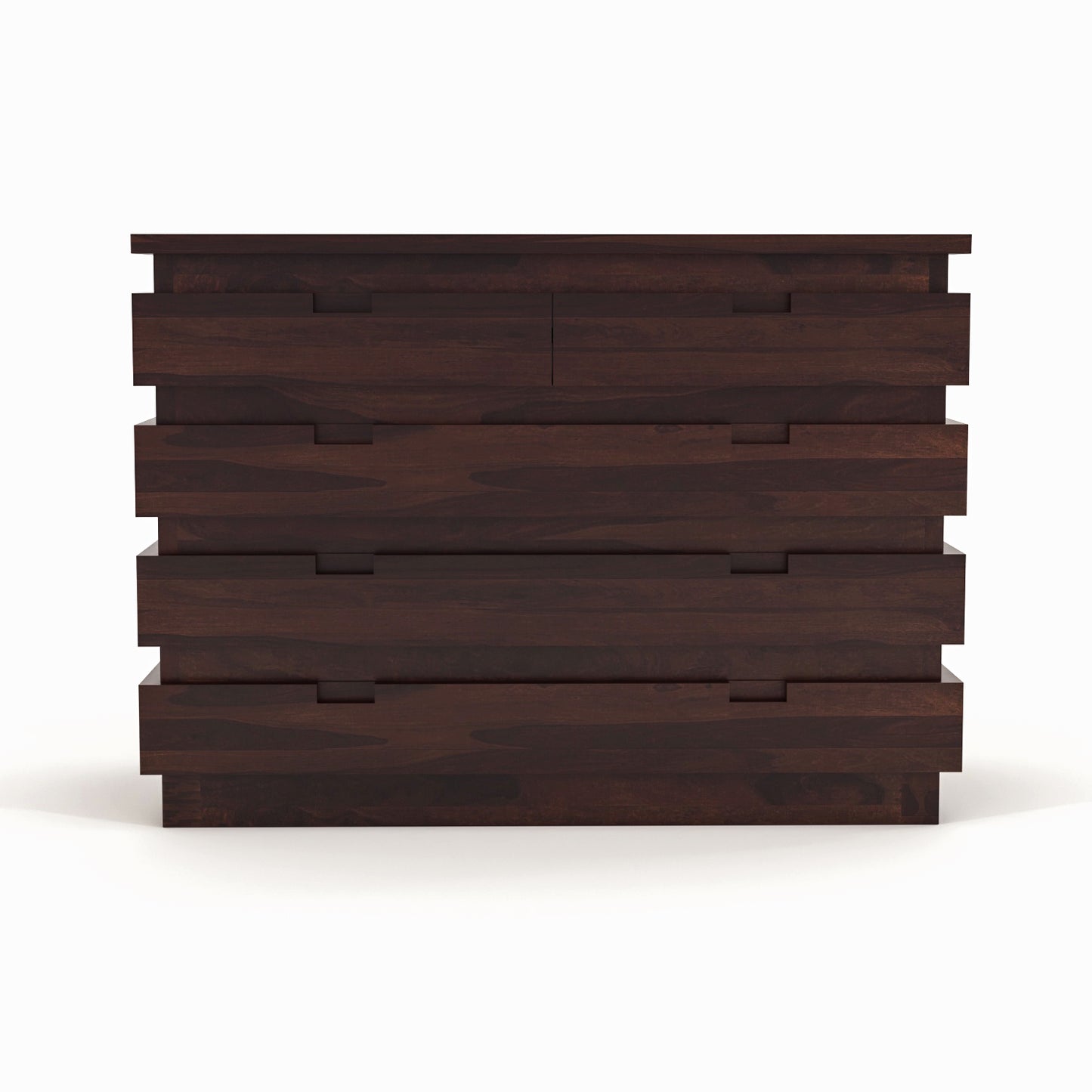 Pivra Solid Sheesham Wood Sideboard and Cabinets (Walnut Finish)