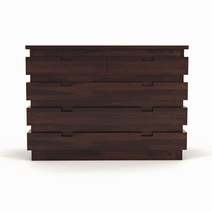 Pivra Solid Sheesham Wood Sideboard and Cabinets (Walnut Finish)