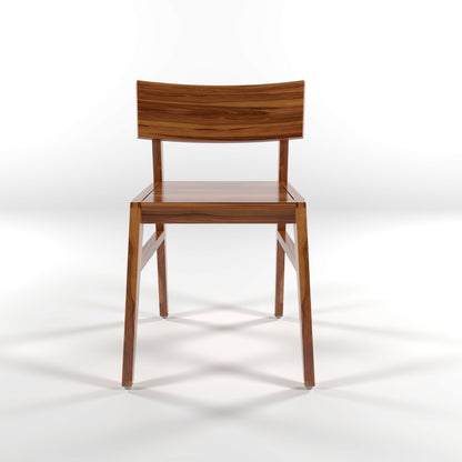 Torric Solid  Sheesham Wooden Two Dining Chair Set (Honey Finish)