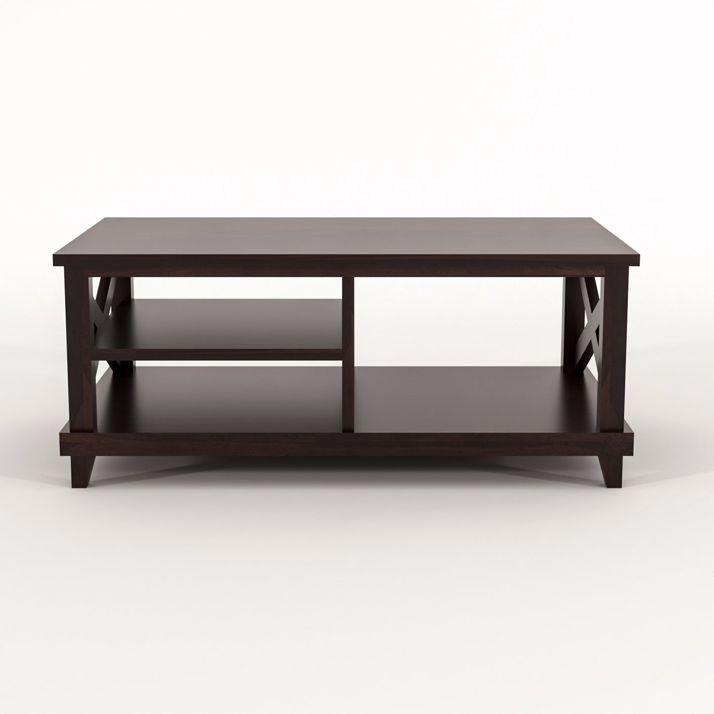 Kronel Solid Sheesham Wood Coffee Table (Walnut Finish) (Copy)