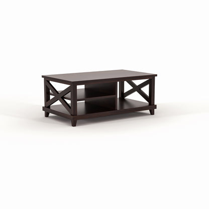 Kronel Solid Sheesham Wood Coffee Table (Walnut Finish) (Copy)