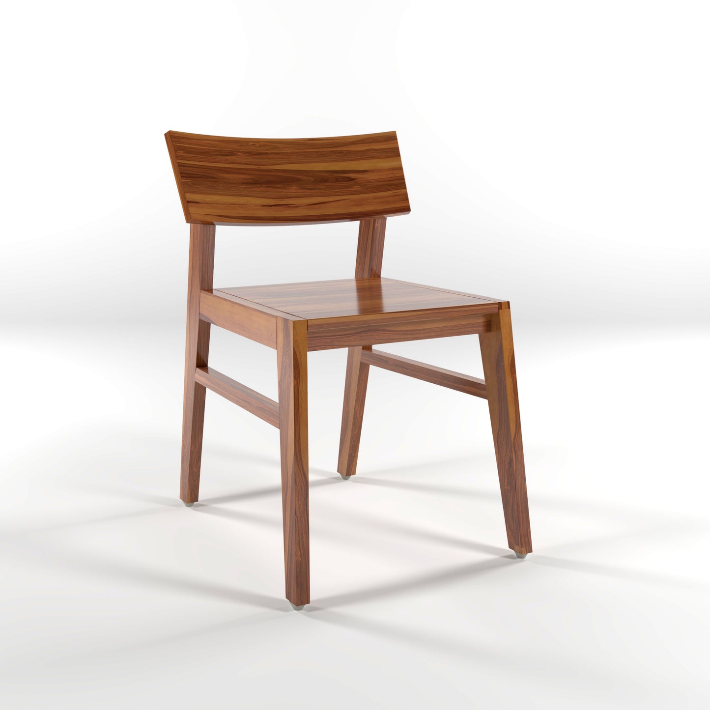 Torric Solid  Sheesham Wooden Two Dining Chair Set (Honey Finish)