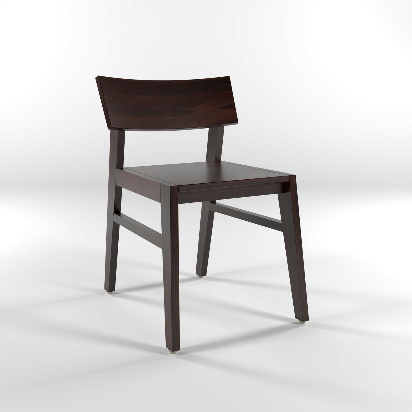 Torric Solid  Sheesham Wooden Two Dining Chair Set (Walnut Finish)
