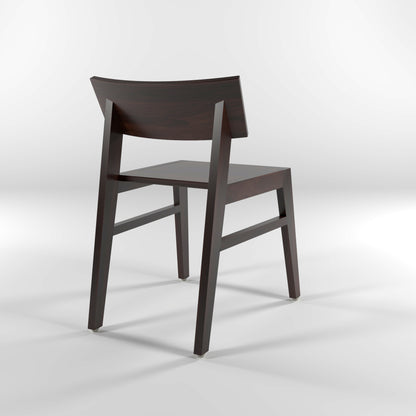 Torric Solid  Sheesham Wooden Two Dining Chair Set (Walnut Finish)