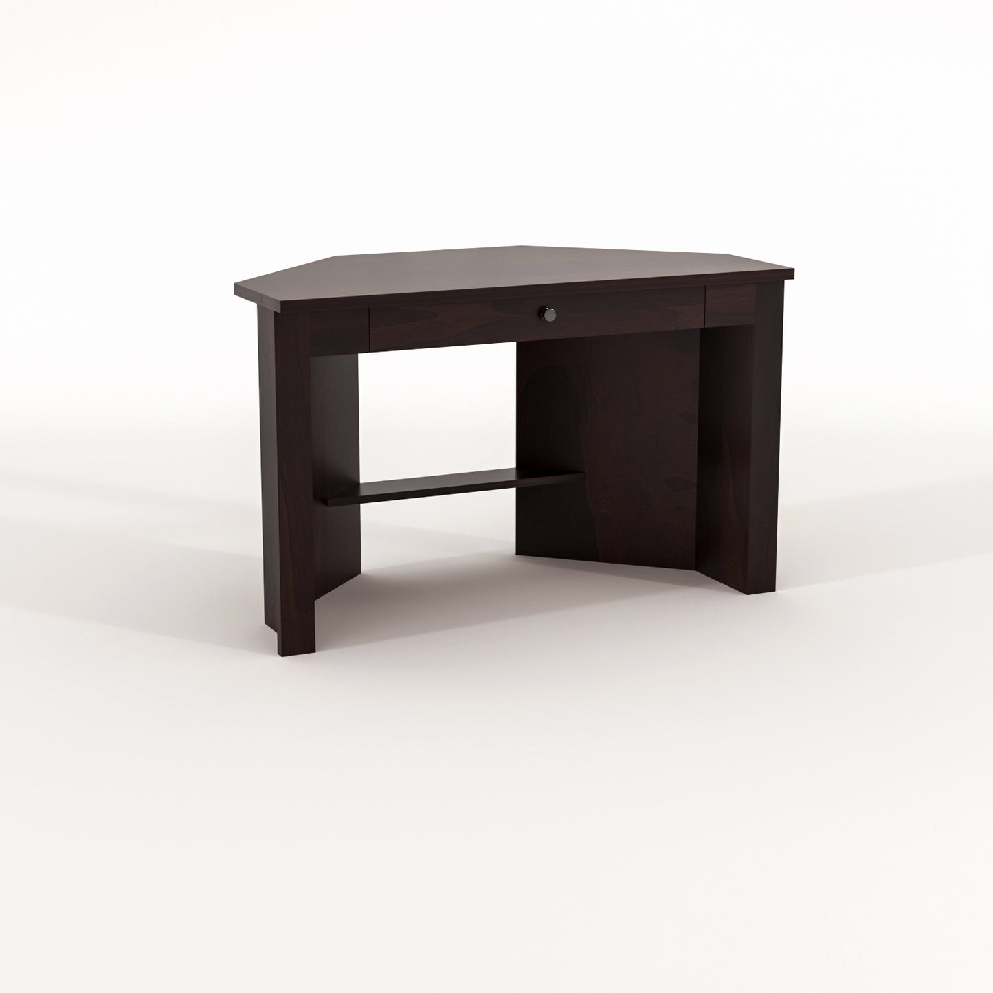 Valric Solid Sheesham Wood Study Desk (Walnut Finish)