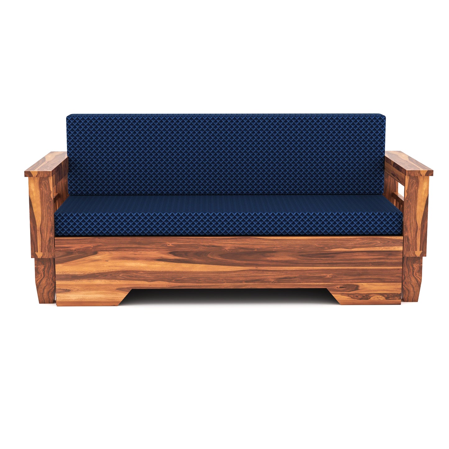 Deyric Solid  Sheesham Wooden 3 Seater Sofa Cum Bed  (Honey, Finish)