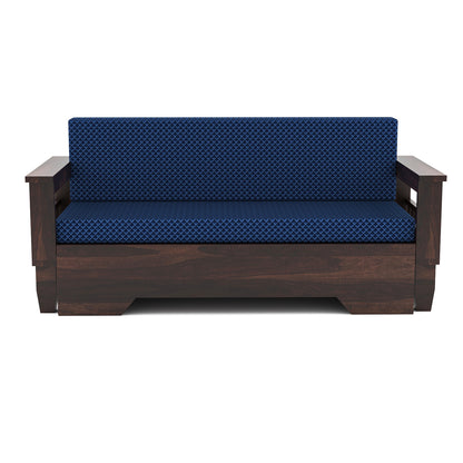 Deyric  Solid Sheesham Wooden 3 Seater Sofa Cum Bed  (Walnut , Finish)