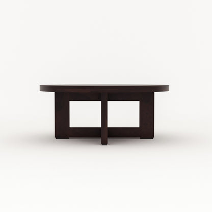 Arven Solid Sheesham Wood Coffee Table (Walnut  Finish) (Copy)