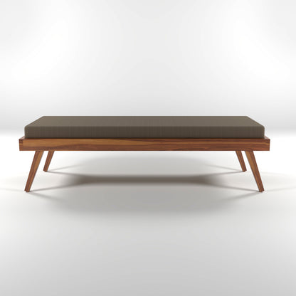 Lomric Solid Sheesham Wood Diwan Bed (Honey Finish )