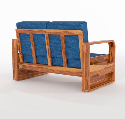 Orynel Sheesham Wooden 4 Seater Sofa Set (Honey Finish)