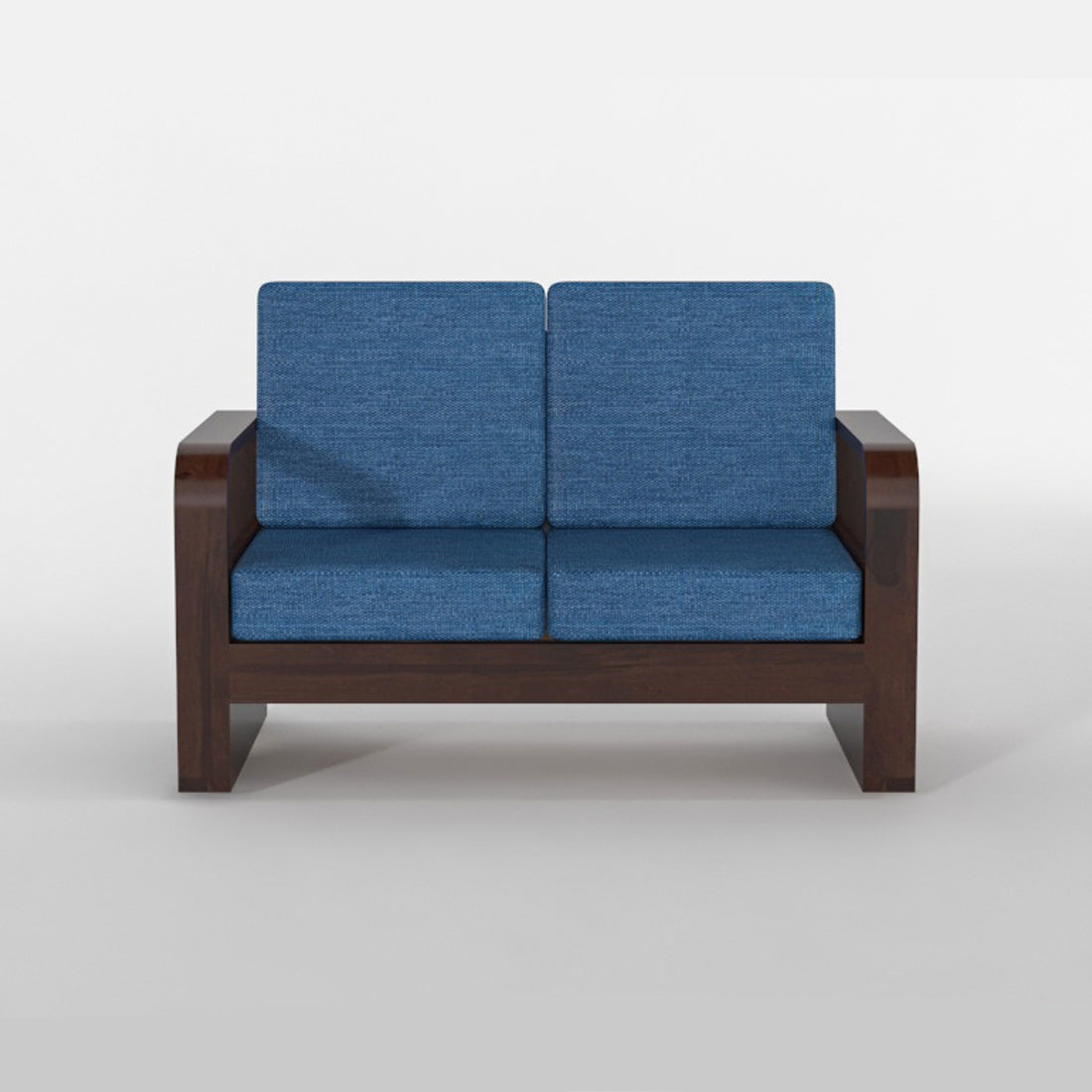 Orynel Sheesham Wooden 4 Seater Sofa Set (Walnut Finish)