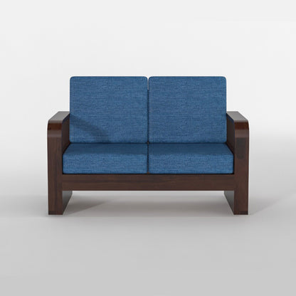 Orynel Sheesham Wooden 4 Seater Sofa Set (Walnut Finish)