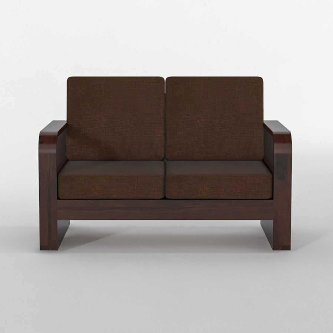 Orynel Sheesham Wooden 4 Seater Sofa Set (Walnut Finish)