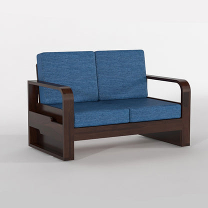 Orynel Sheesham Wooden 4 Seater Sofa Set (Walnut Finish)